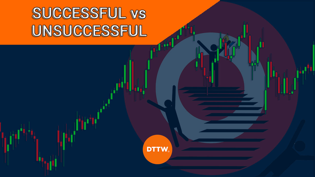successful vs unsuccessful trader