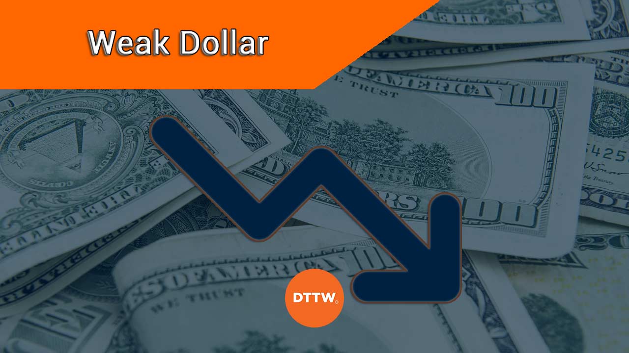 trading weak dollar