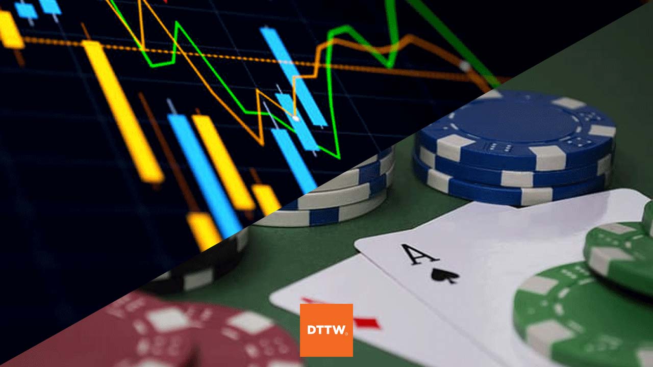 trading vs poker