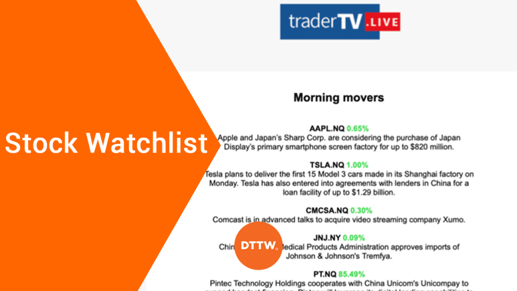 stock watchlist