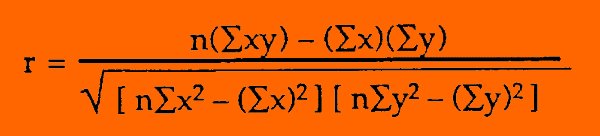 correlation calculation
