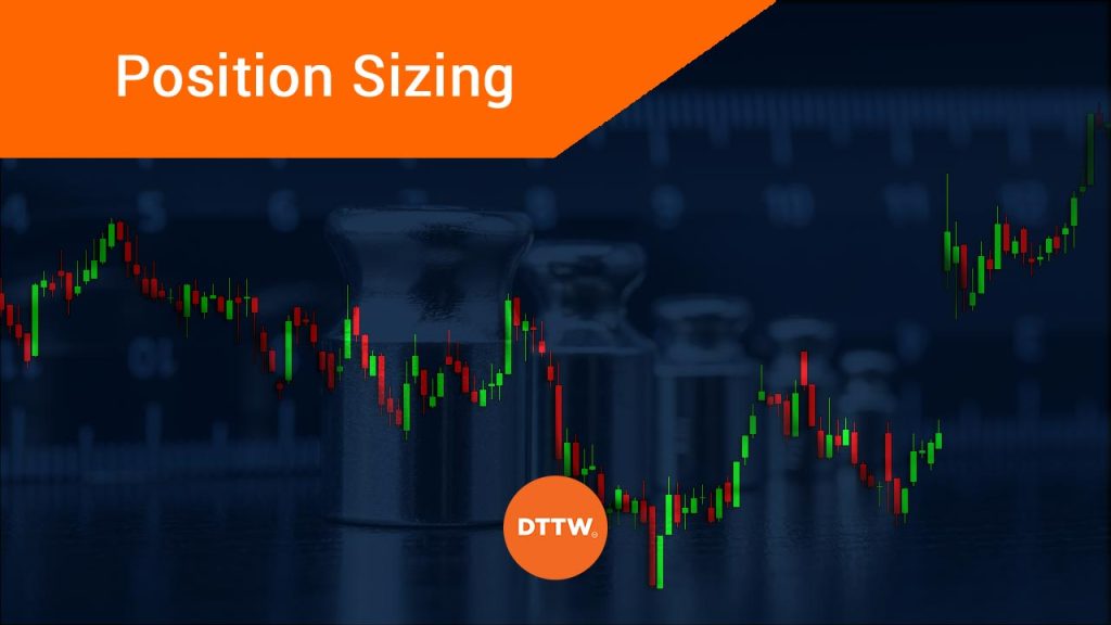 position sizing represented by weights